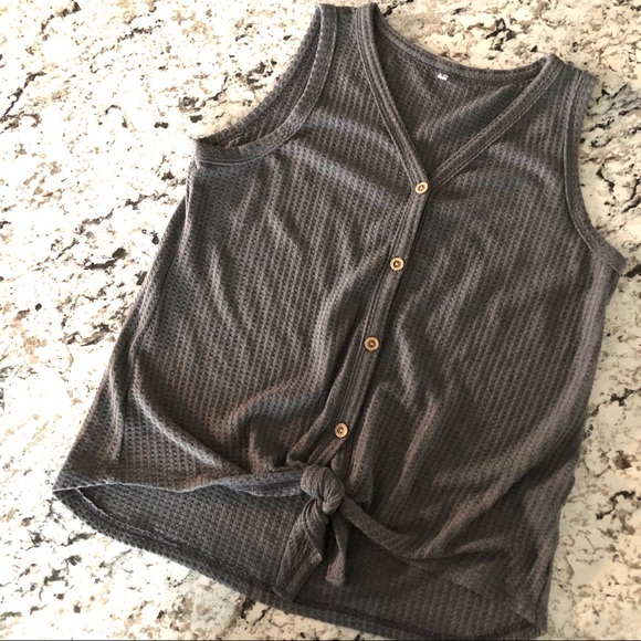 Tops - Tie front tank top